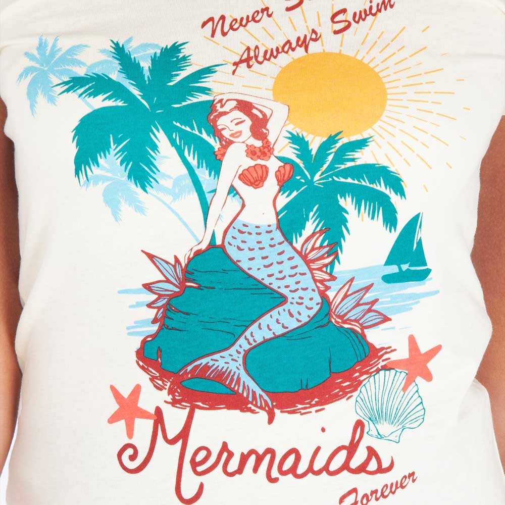 Voodoo Vixen - Mermaids forever Shirt - Crème Product image